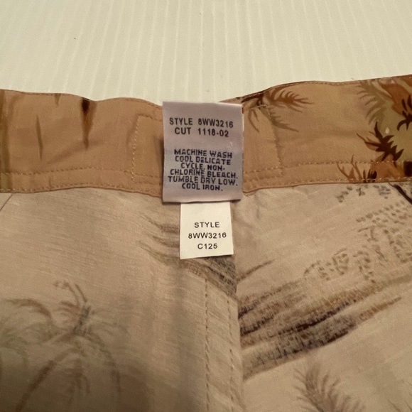 Lucky brand drawstring pants in vintage inspired island print - Picture 11 of 11